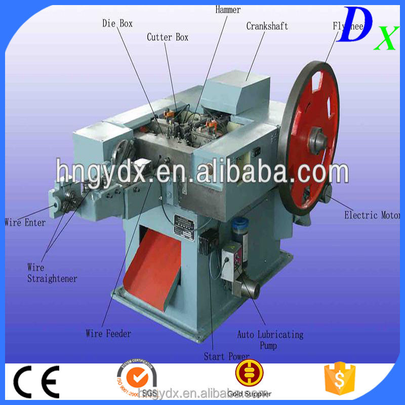 reliable running simple operation automatic concrete nail making machine price