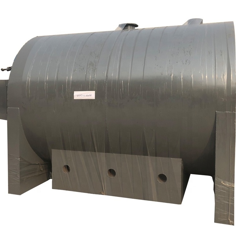 Horizontal air flow continuous biochar wood charcoal kiln