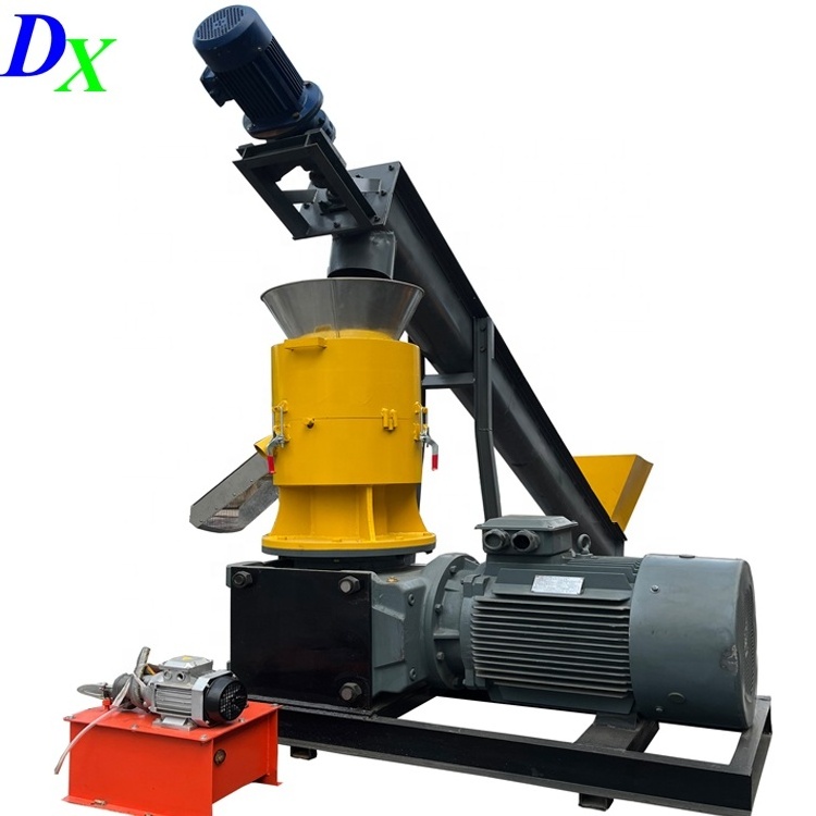 300 350 400 450 550 flat die cocopeat sawdust wood pellet press making machine