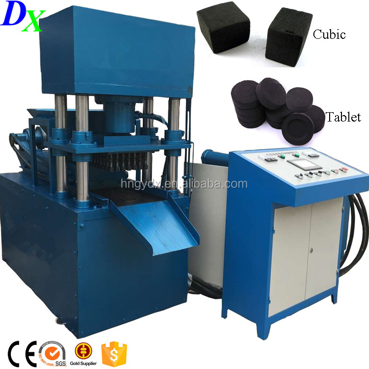 Ram type bbq shisha hookah charcoal briquette compressing machine