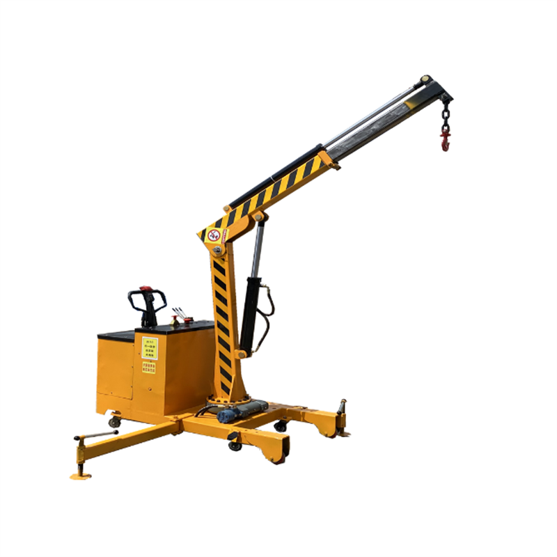 Crawler Crane with Hydraulic Telescopic Outrigger Small Crane Provided Construction Works 500kg 1Ton 2Ton Eng Mini Spider Crane