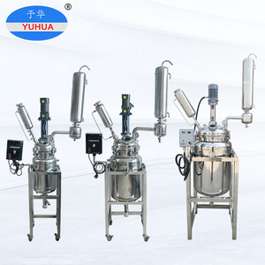 YUHUA 500ml Reactor Biomass Tank Stainless Steel 100L Chemical Reactor High Pressure