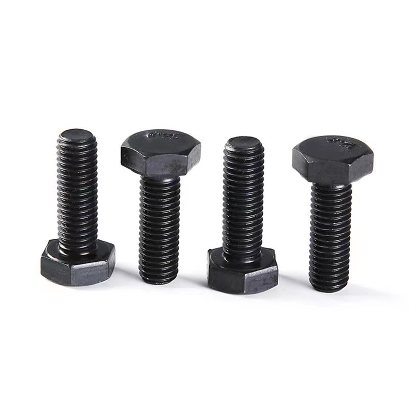 High Strength Carbon Steel Hex Bolts 10.9 Black Oxide high strength hex bolts