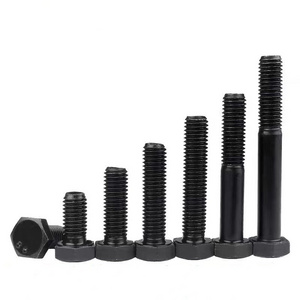 High Strength Carbon Steel Hex Bolts 10.9 Black Oxide high strength hex bolts