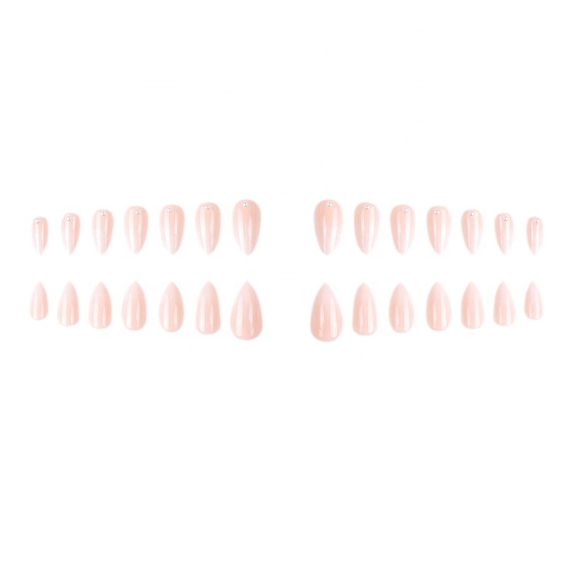 Wholesale High Quality Coffin cat eye Color False Nails Press Designs French Nail Colorful Gel Press On Nails