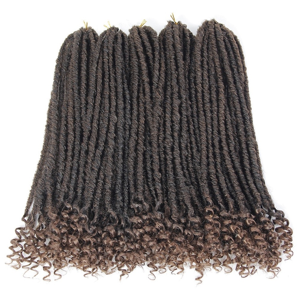 Hot Pre-passion Twist Crochet Hair Dreadlocks Faux Locs Braiding Marley Braids 18 inch High Temperature Wires Hair