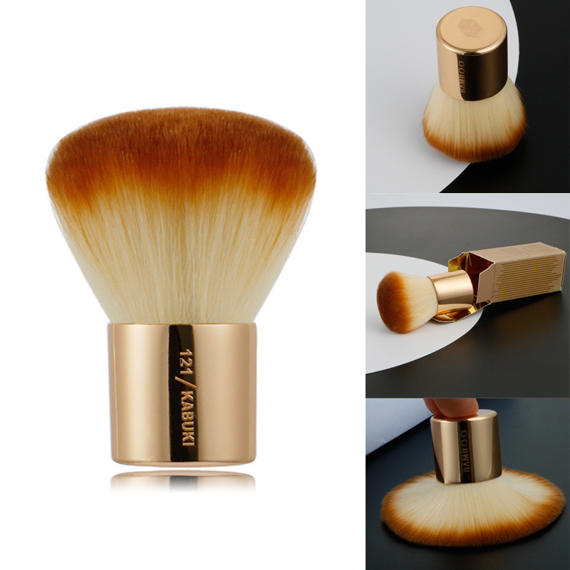 single Kabuki Powder Makeup Brush Soft Portable Blush Brush Foundation Make Up brushes