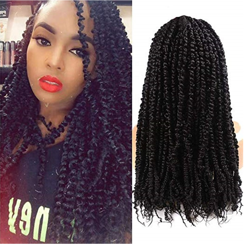 Wholesale Synthetic Twists Crochet Braids Hair Long 18inch Ombre Pre Twisted Passion Twist Hair