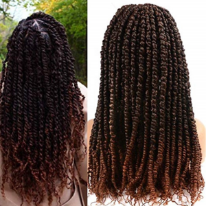 Wholesale Synthetic Twists Crochet Braids Hair Long 18inch Ombre Pre Twisted Passion Twist Hair