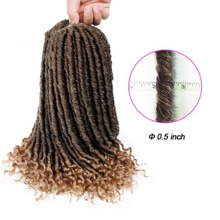 Hot Pre-passion Twist Crochet Hair Dreadlocks Faux Locs Braiding Marley Braids 18 inch High Temperature Wires Hair