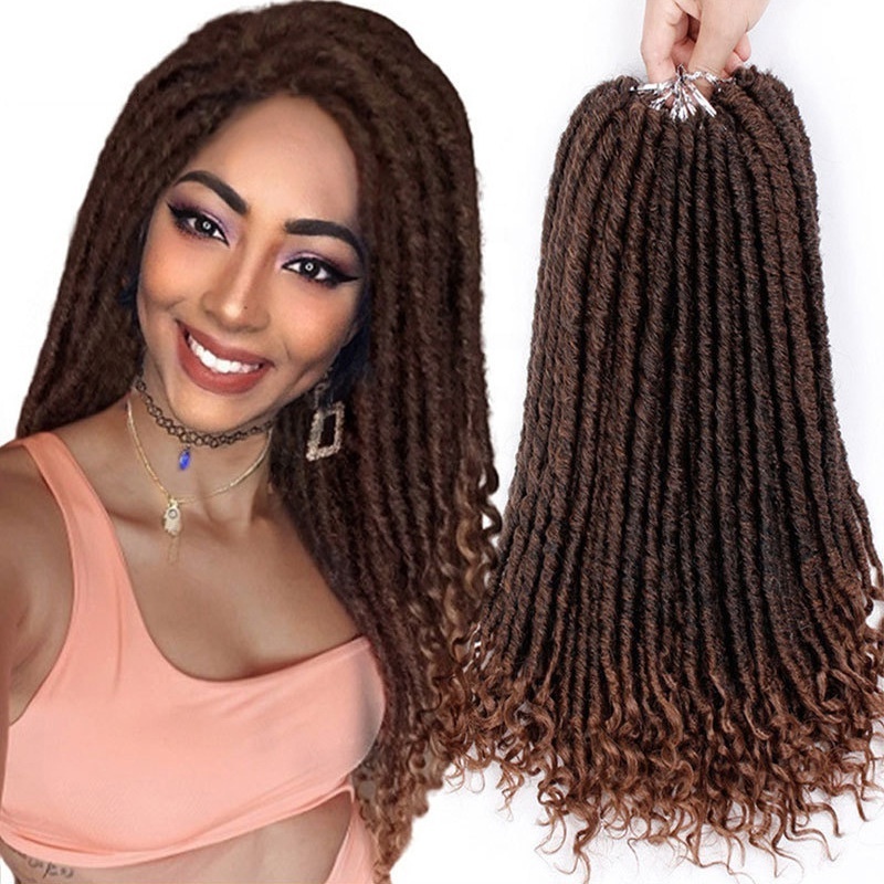 Hot Pre-passion Twist Crochet Hair Dreadlocks Faux Locs Braiding Marley Braids 18 inch High Temperature Wires Hair