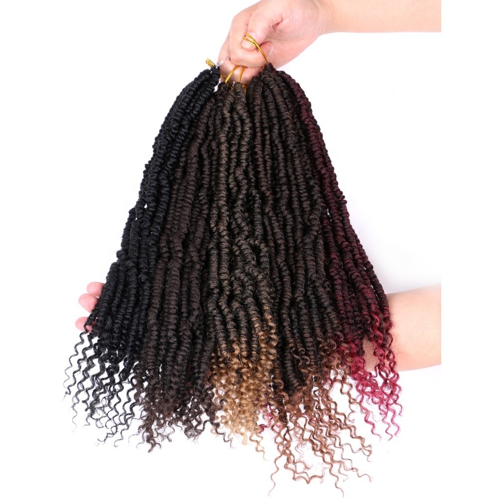 Passion Twist Hair Pre-Twisted Passion Twist Crochet Hair Passion Twists Crochet Braids Synthetic Braiding Hair