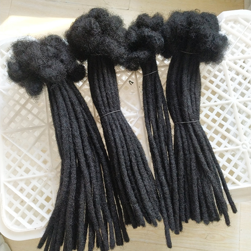 natural  10a  100 human hair dreadlocks extensions  handmade dreadlocks Crochet Braid Hair Remy hair