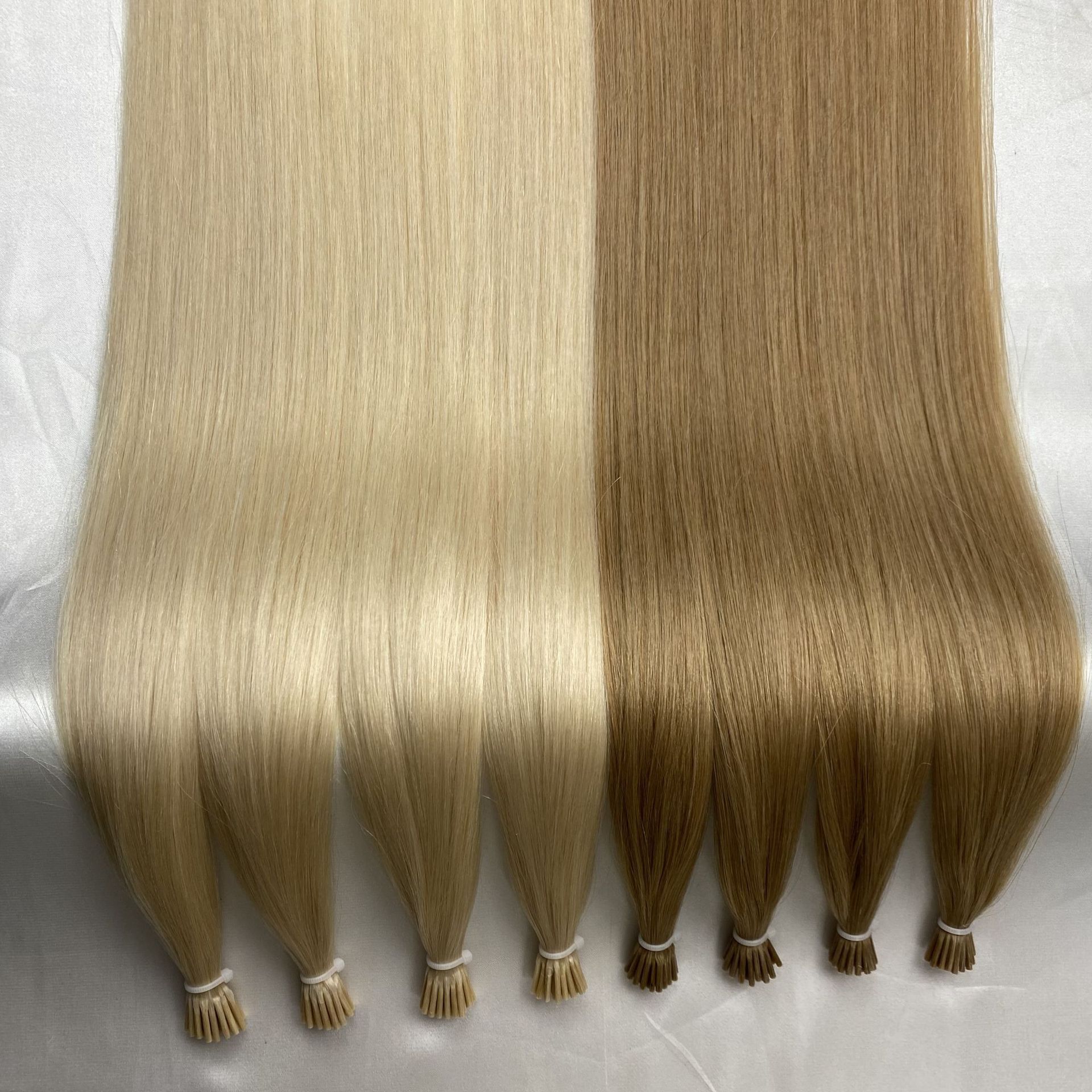 new hot  Double Drawn  Keratin tip Hair Extension pre bond  I Tip Micro Links Remy Hair Extensions