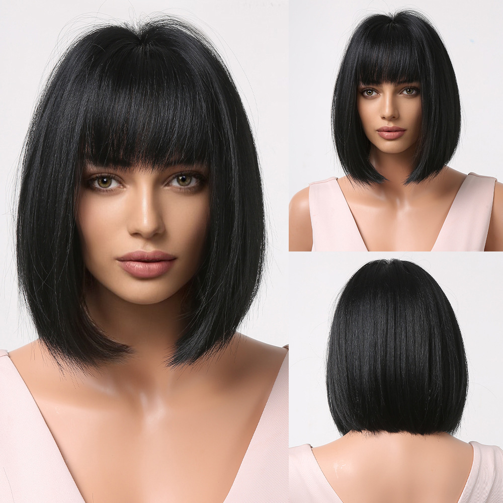 new  bob japanese fiber wig  , bob Short  Synthetic futura   Wig , woman  bob straight synthetic wig