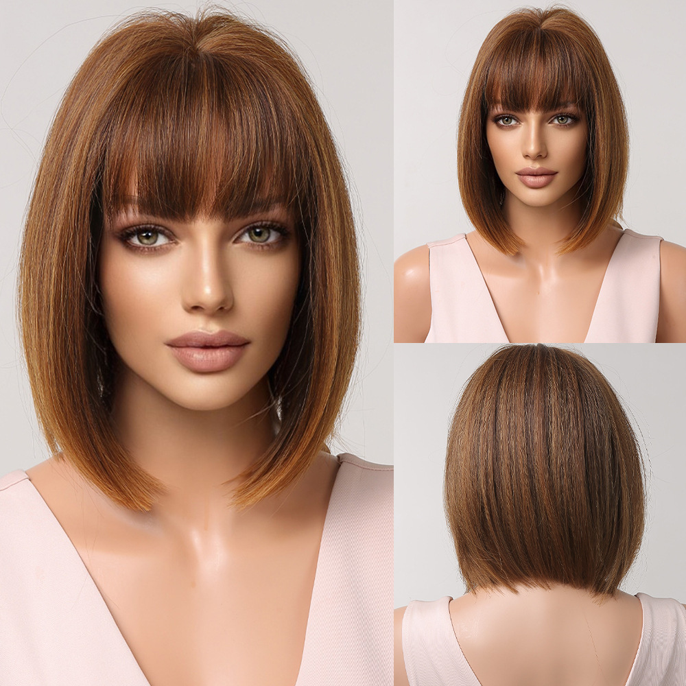 new  bob japanese fiber wig  , bob Short  Synthetic futura   Wig , woman  bob straight synthetic wig