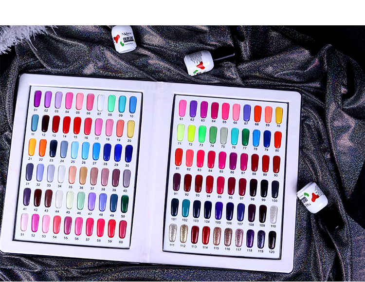 Gel Color Wholesale Art Poly gel Kit Glue On Nails 120 Colors Gel Polish OEM  Nailpolish manufacturer