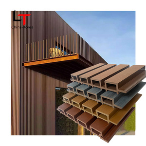 Halong WPC co-extrusion great wall cladding wall wood plastic decking outdoor wall panels