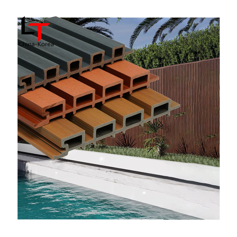 Halong WPC co-extrusion great wall cladding wall wood plastic decking outdoor wall panels