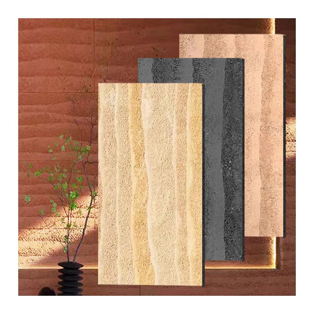 External wall stone sheet flexible soft porcelain wall facing flexible stone veneer sheet