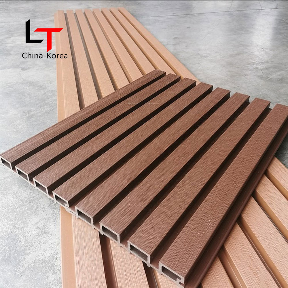 lambrin de madera Lambrin WPC Revestimiento Interior Revestimientos pared interior Panel ranurado WPC wall panel