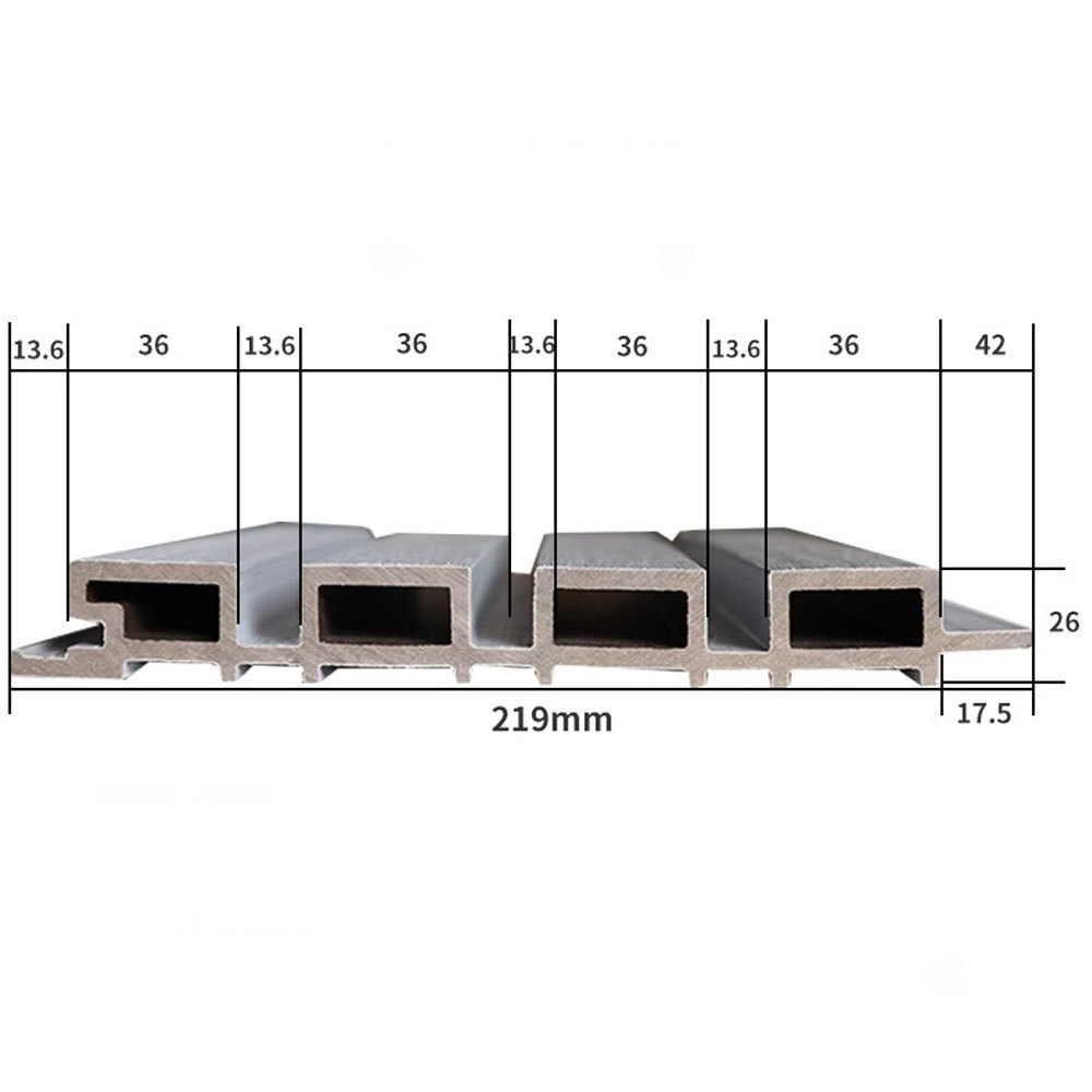 Halong Factory Supply Wpc Wall Panel wpc panneau mural waterproof Wallboard wpc panneau mural