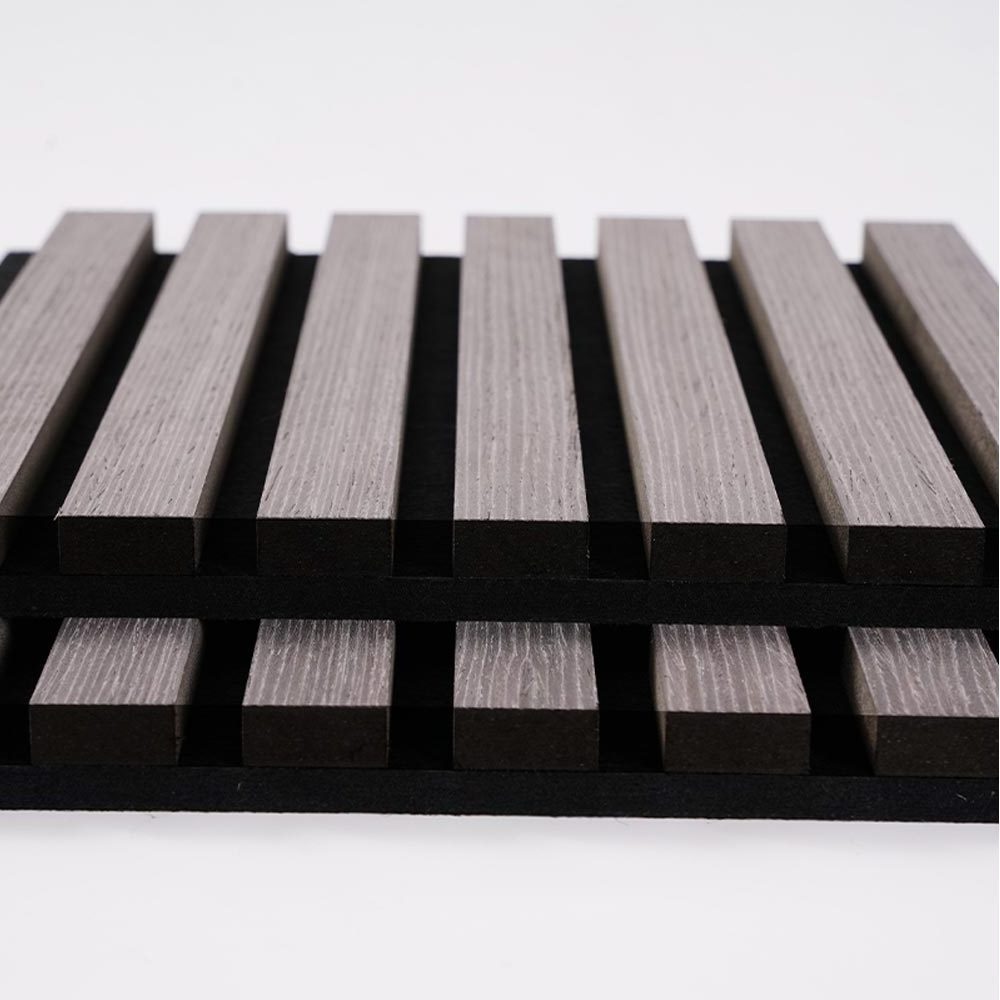 Halong Akupanel Diffuser Wooden Slat Veneer Acoustic Panels Board Sound Proof Padding Wall