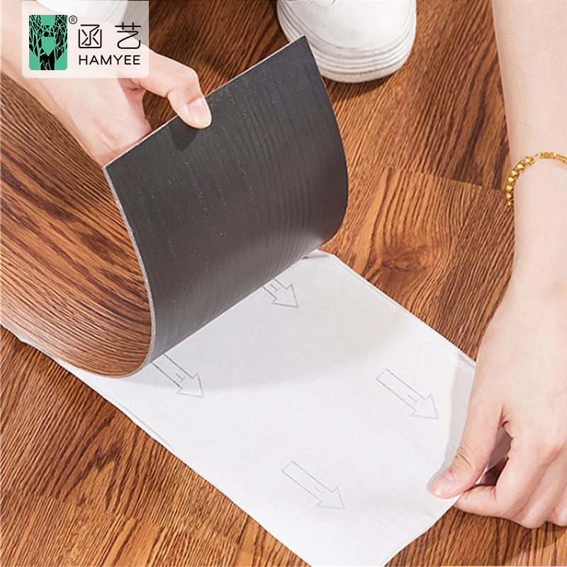 stone plastic composite modern peel and stick tiles wooden plank wood self adhesive pvc flooring floor sticker pvc tiles floor