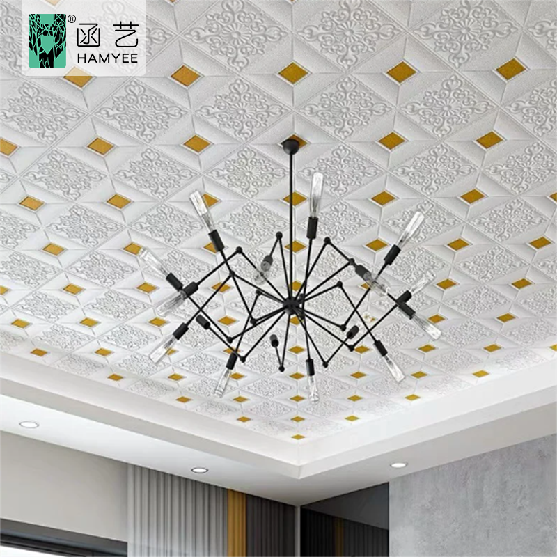 3D design wall coating adhesive foam paper waterproof wall panels sticker brick foam wallpapers