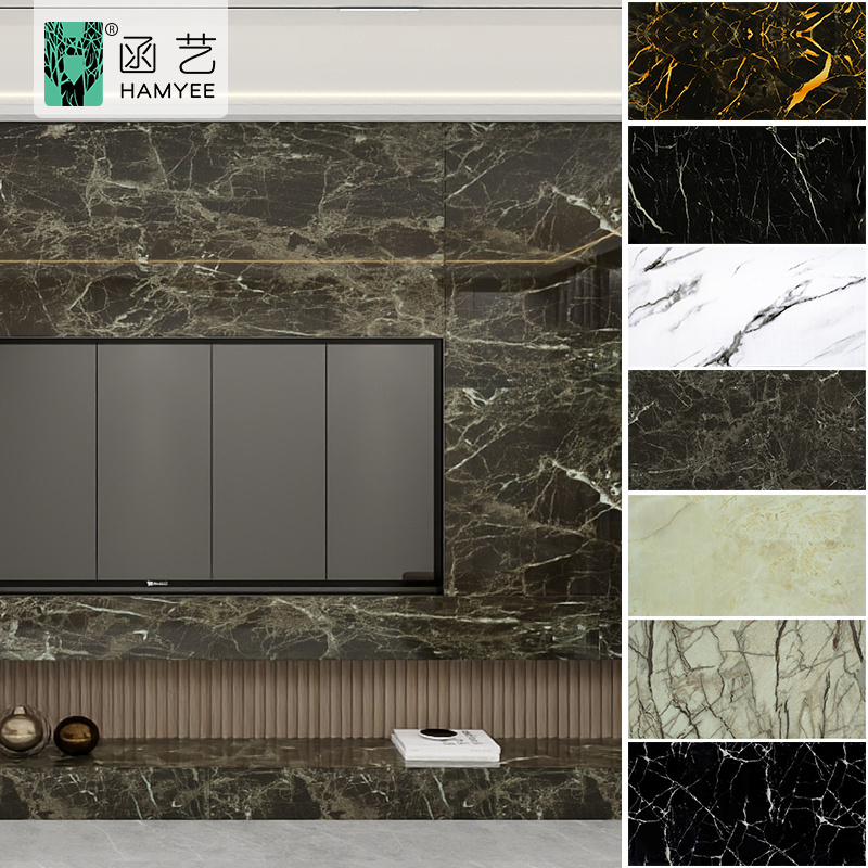 peel and stick 3 d wall decoration panel wallpaper sticker tiles for kitchen wall marble tile wall sticker