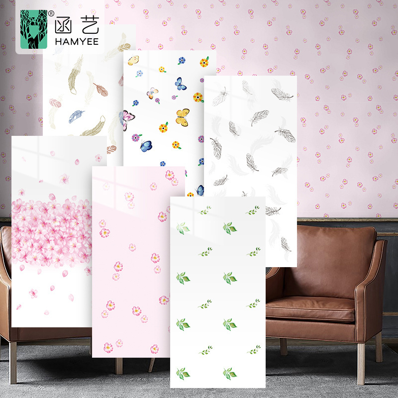 self-adhesive wallpaper wall stickers tiles home decor protea sticker mosaic peel and stick wall tile 300*300mm