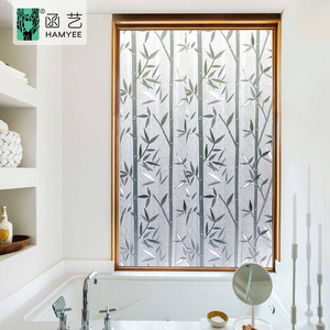 High quality non transparent glass static cling window films for privacy