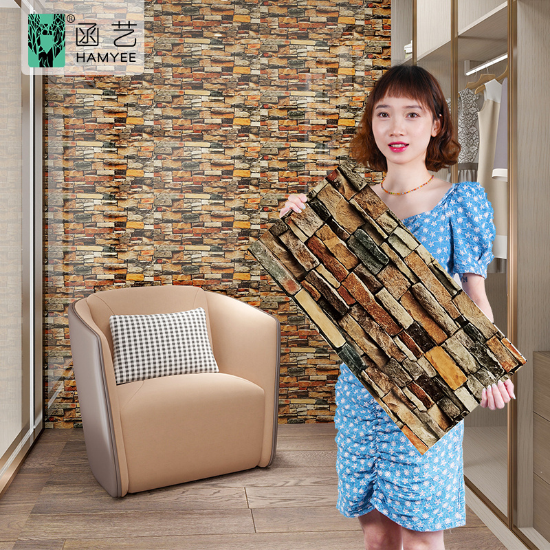 foam laminas de pvc para paredes marble wall paper stickers peel and stick wallpaper brick