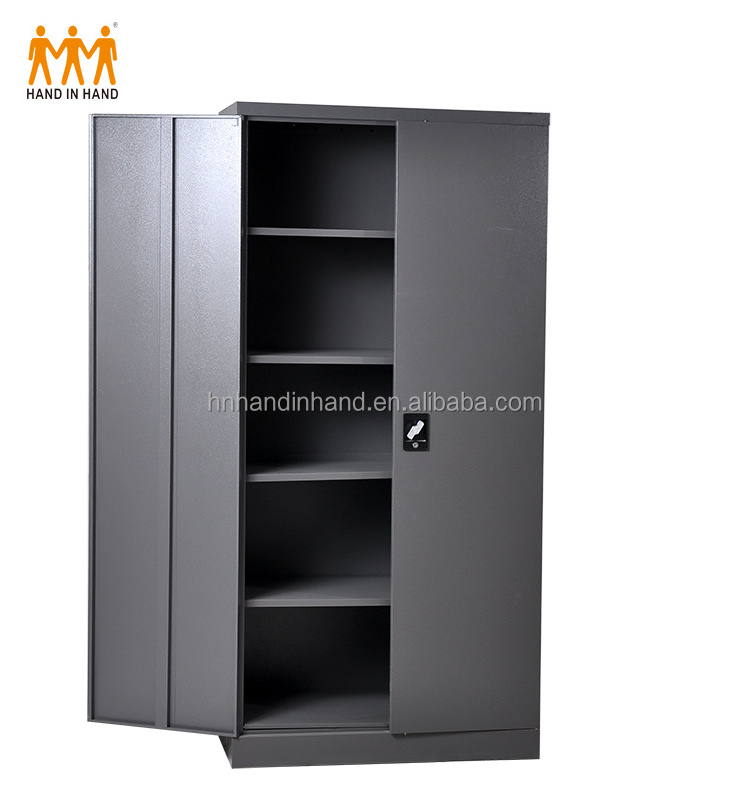 Steel bookcases metal storage cabinets with doors