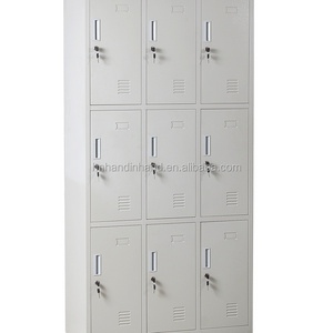 Luoyang Knock Down 9 Doors Metal Clothes Storage Locker