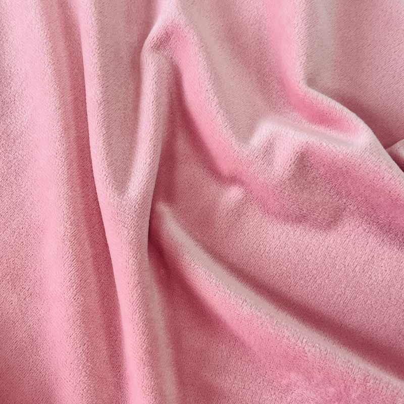 95% Polyester 5%Spandex Super soft DTY four way short pile minky stretch plush velour velvet toy fabric for garment blanket