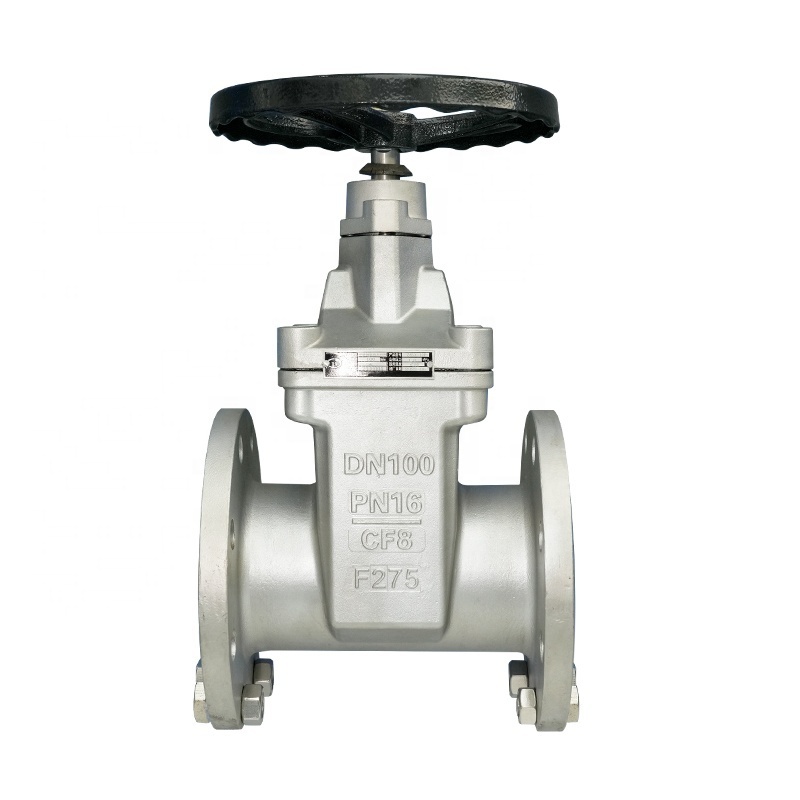 Socket type gate valve ss304 pn 16 slide knife gate valve dn 400