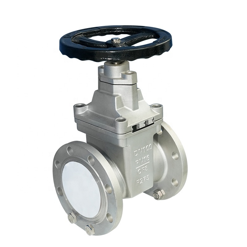 Socket type gate valve ss304 pn 16 slide knife gate valve dn 400