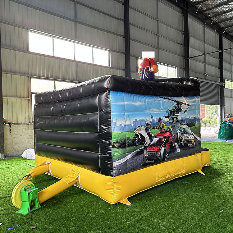 Cheap price commercial legoing  inflatable bounce house bouncer with ocean slide  combo for kids