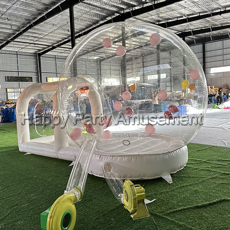 Transparent PVC human sized giant bubble inflatable balloon bubble house