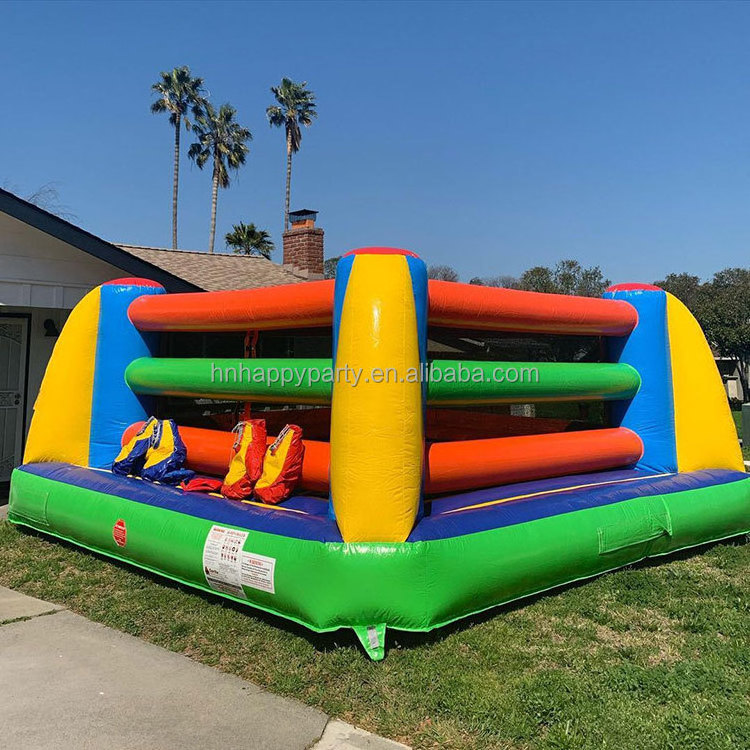 outdoor inflatable games inflatable boxing ring/ inflatable fighting arena for kids