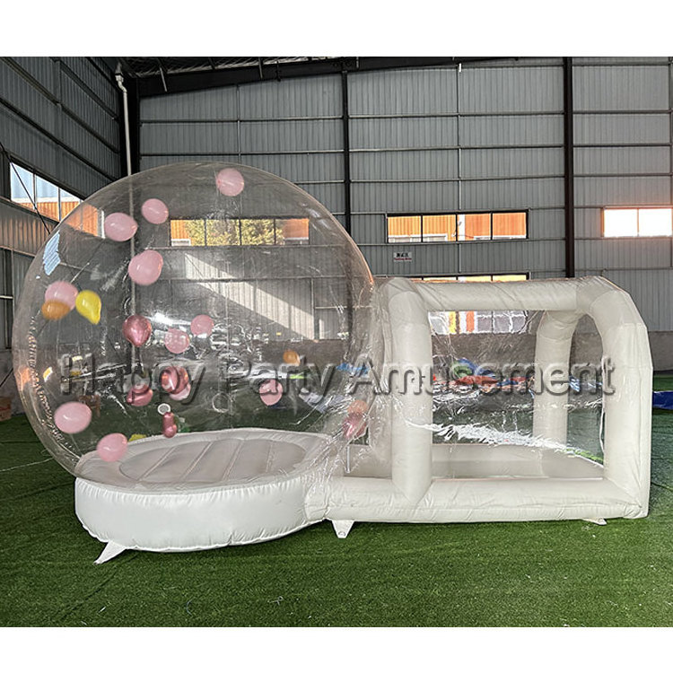 Transparent PVC human sized giant bubble inflatable balloon bubble house