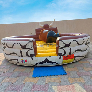 Customized hot sale inflatable mechanical bull inflatable rodeo mechanical bull riding games for children and adults