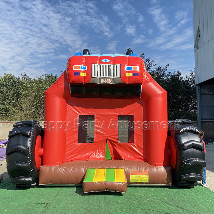 Giant moonwalk monster inflatable jumper truck bounce house with air blower