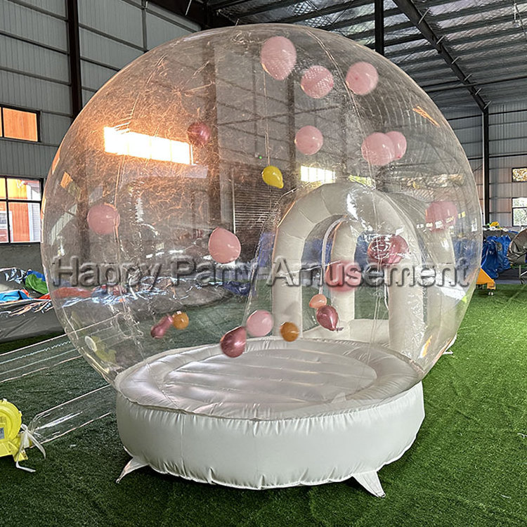 Transparent PVC human sized giant bubble inflatable balloon bubble house