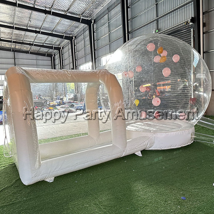 Transparent PVC human sized giant bubble inflatable balloon bubble house