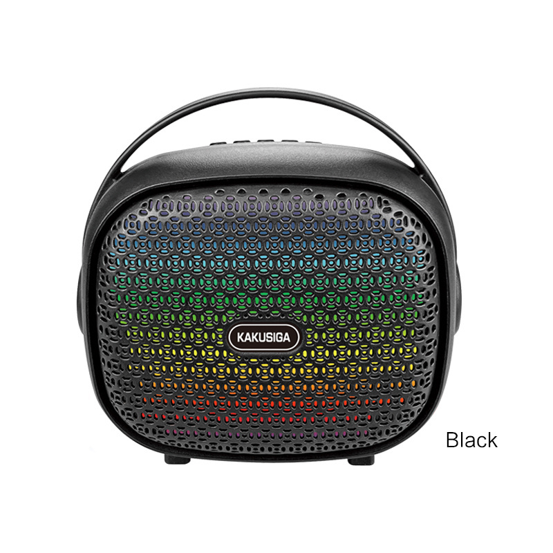 KAKUSIGA Stable Colorful Light Wireless Speaker Portable Magic Lantern Wireless Speaker