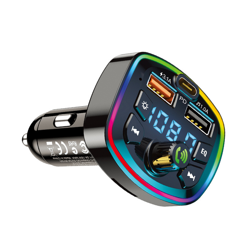 KAKUSIGA FM Transmitter PD18W Fast Charging Dual USB Interface with Digital Display  Smart Portable Car Charger Supplier