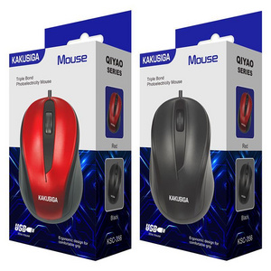 KAKUSIGA Cheap price Ergonomic Wired Gaming Maus Mus Mouse 1500 DPI USB Computer Souris Rato 1.5m Mouse For PC Laptop