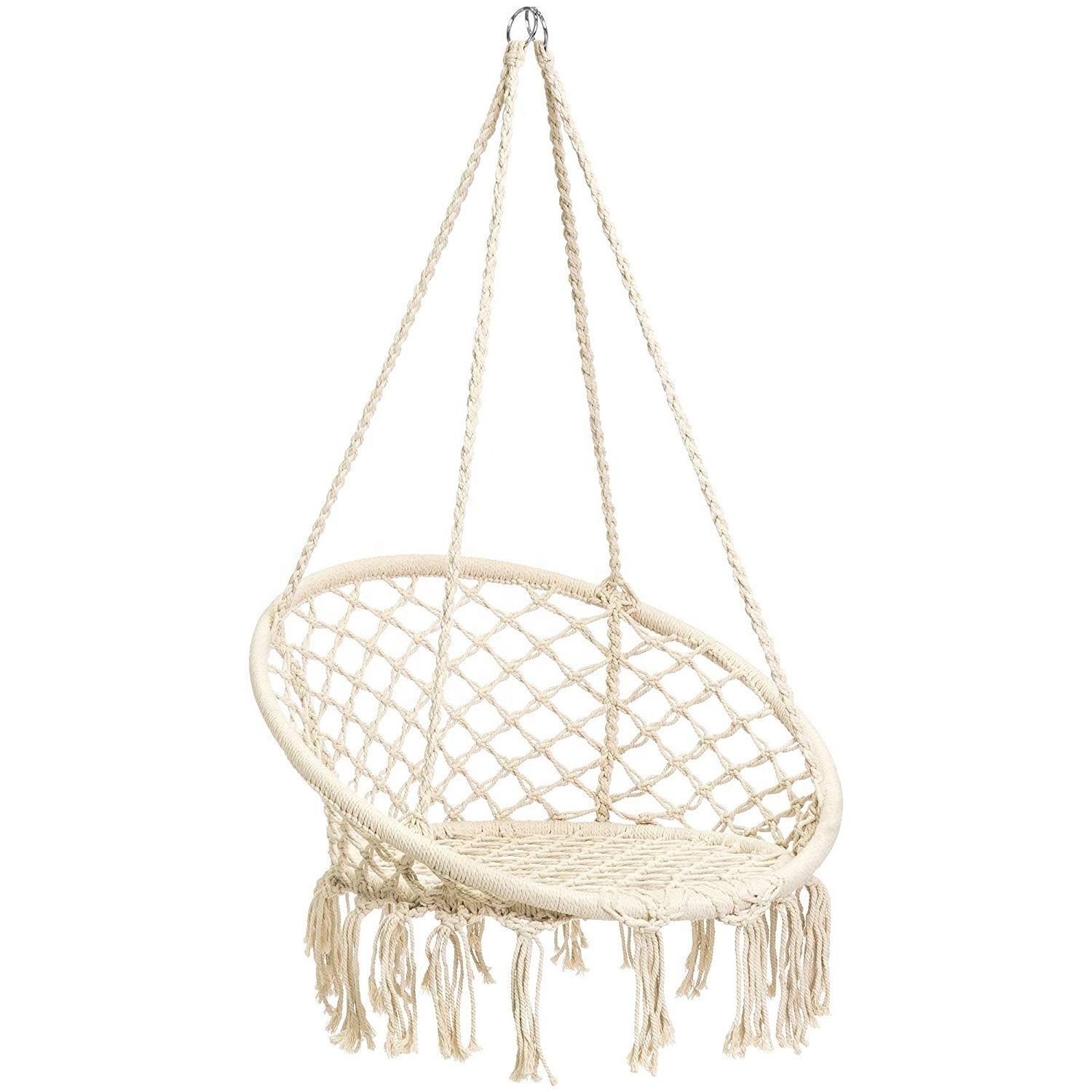 Best Choice Home Decor Handmade Macrame Patio Swings Hanging Chair Outdoor Indoor Living Room Decor OEM Design Variety of Colors